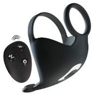 Cock ring with RC ball massager