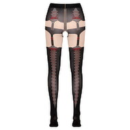 Tights with Suspender Straps