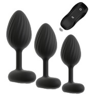 RC Butt Plug Set with Vibration