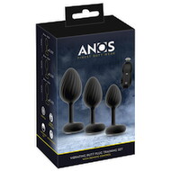 RC Butt Plug Set with Vibration