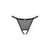 Celia Noir crotchless thong