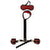 Neck to Wrist Bondage Set