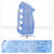 Fleshskins Grip Blue Ice