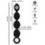 Flexible XL Anal Beads with Deep Vibrations