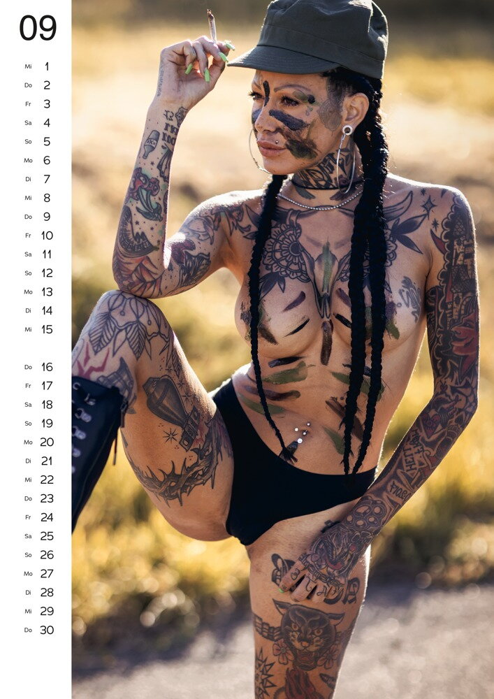 Pin-up Calendar Tattoo Girls 2027