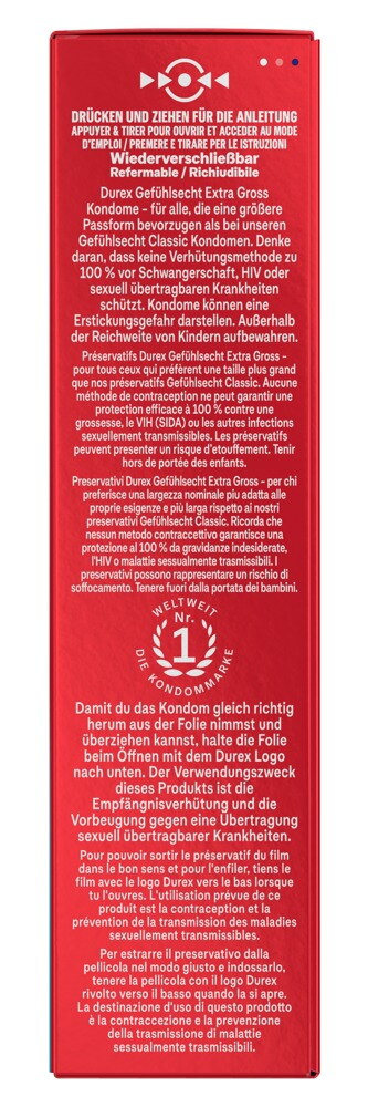 Gefühlsecht Extra groß XXL