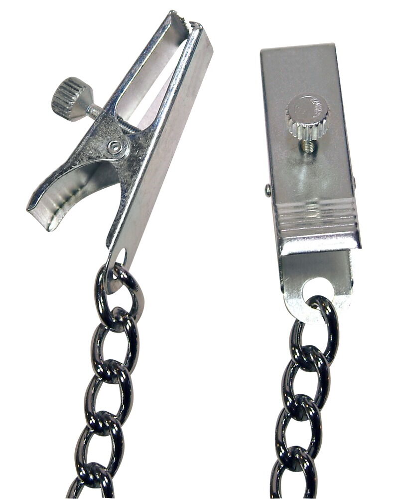 Nipple Clamps with Metal Chain