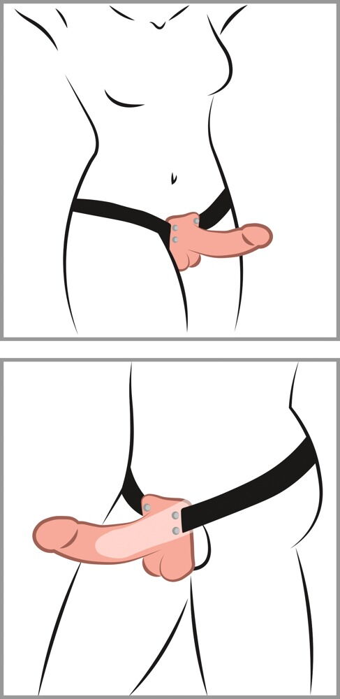 Hollow Strap-on with Balls