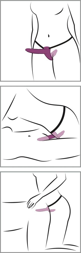 Strap-vibrants en Duo