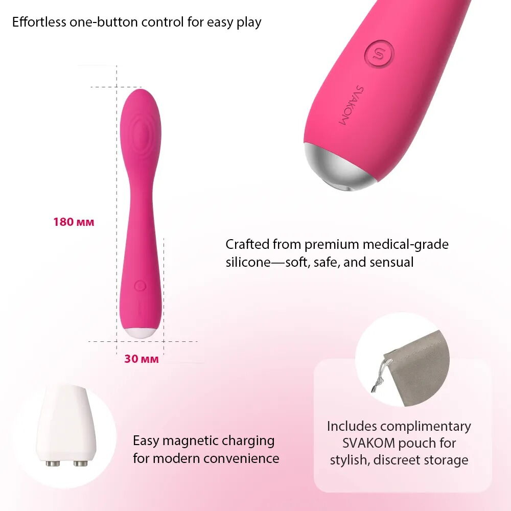 Iris Plum Red G-spot Vibrator