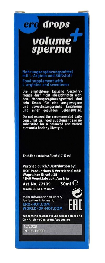 Volume+ Sperma