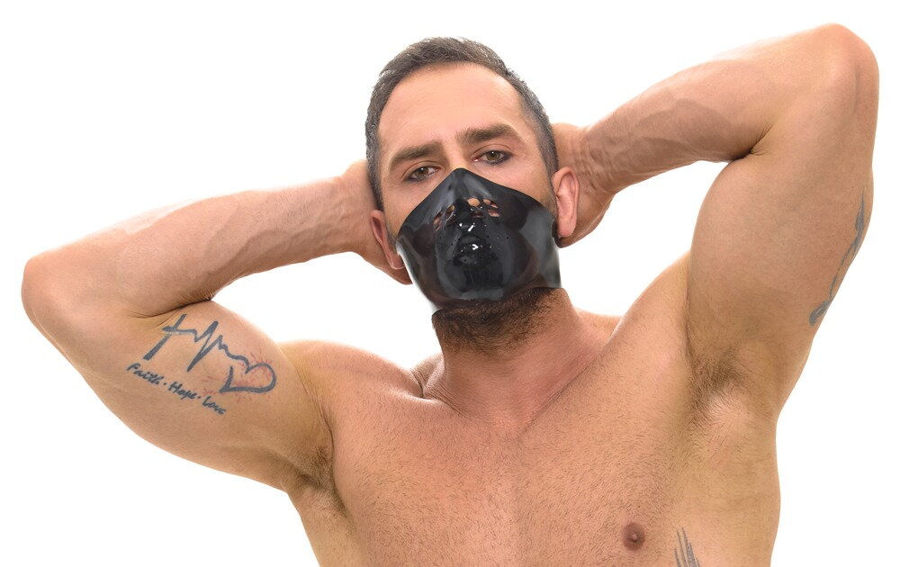 Halbmaske aus Latex