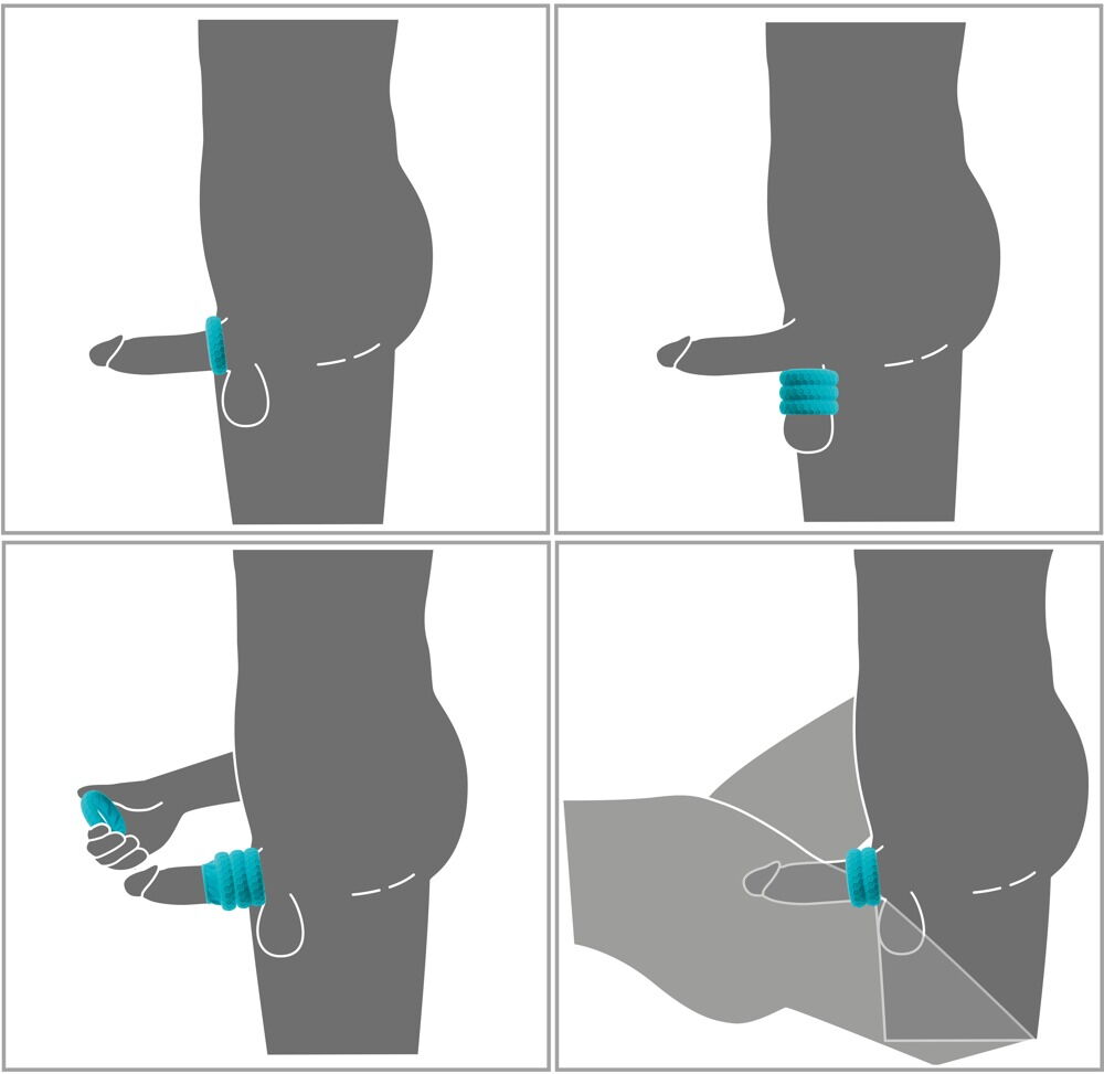 3-in-1 Cock & Ball Ring Set