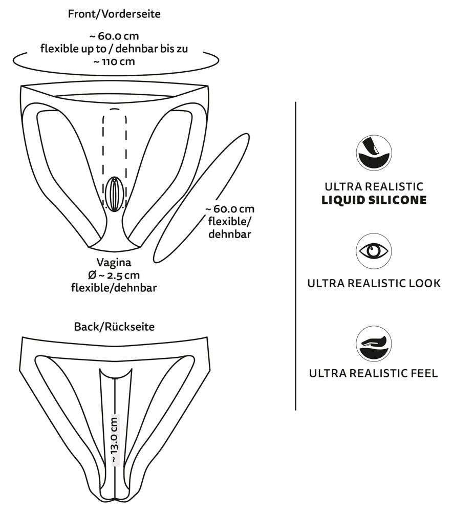 Ultra Realistic Vagina Jock