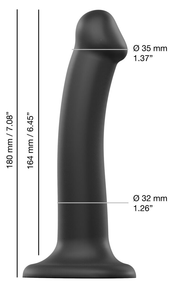Dual Density Bendable Dildo