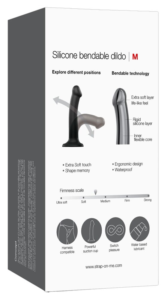 Dual Density Bendable Dildo