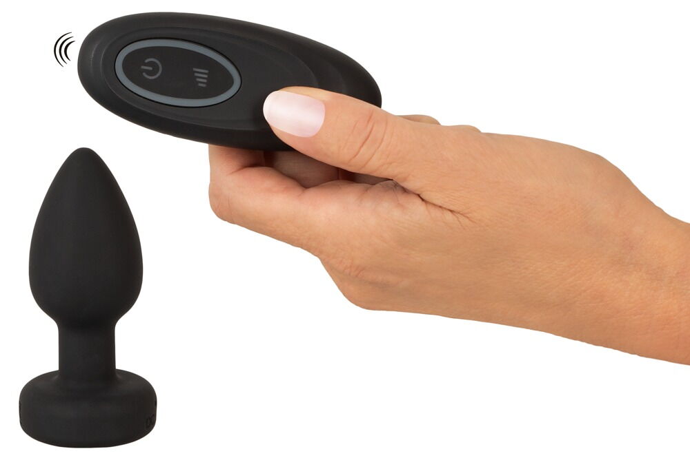 RC Flashing Butt Plug with Vibration