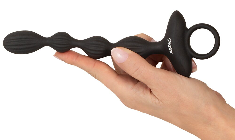 Flexible Anal Beads with Jumping Vibrations