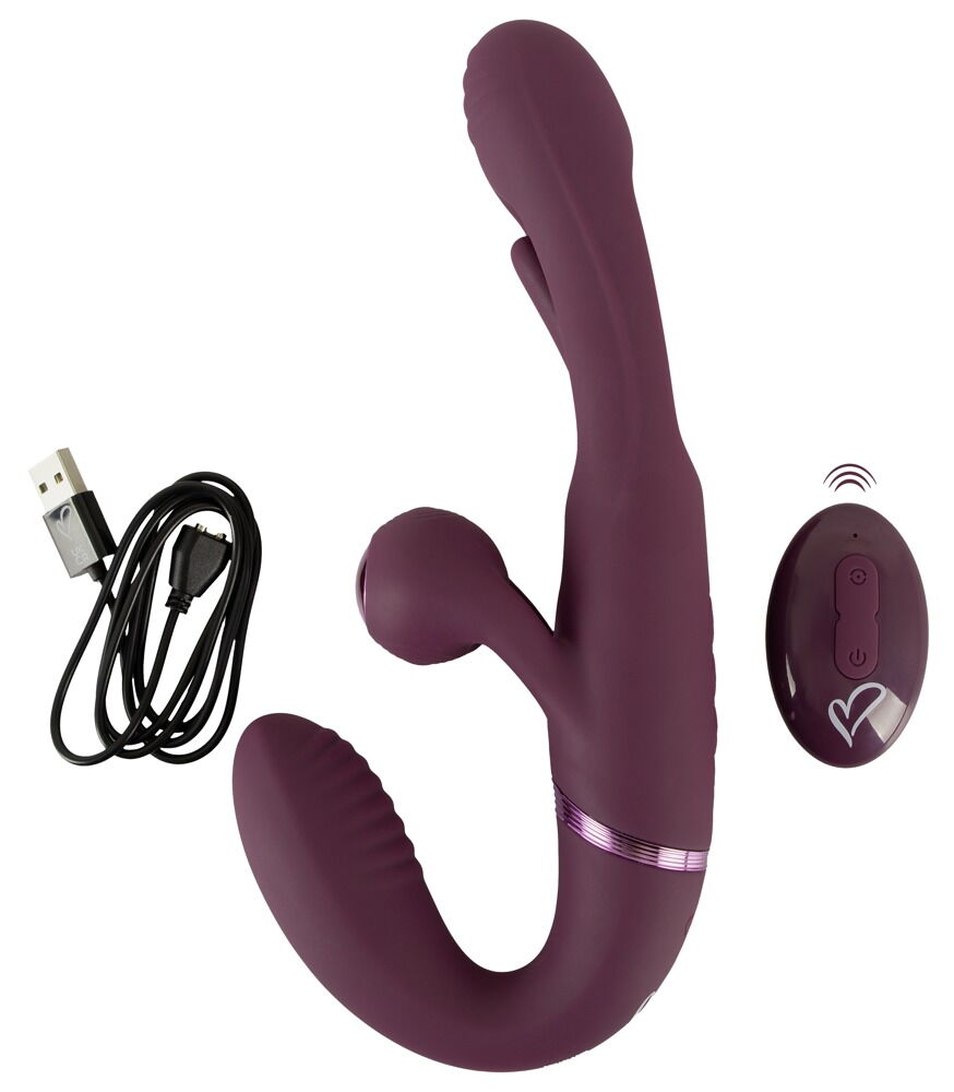 RC Strapless Strap-On With Flicking Tongue