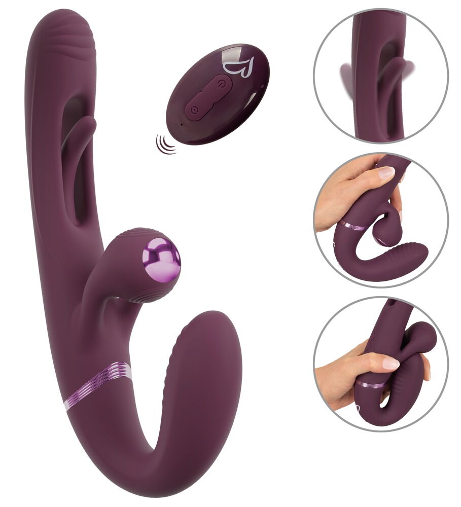 Tester RC Strapless Strap-On With Flicking Tongue