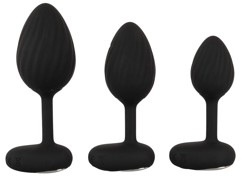 RC Butt Plug Set with Vibration