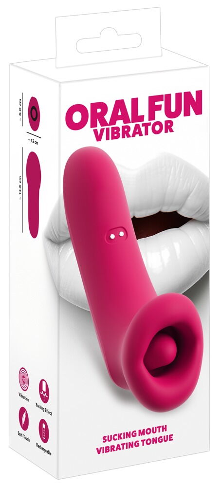 Oral Fun Vibrator Sucking Mouth Vibrating Tongue