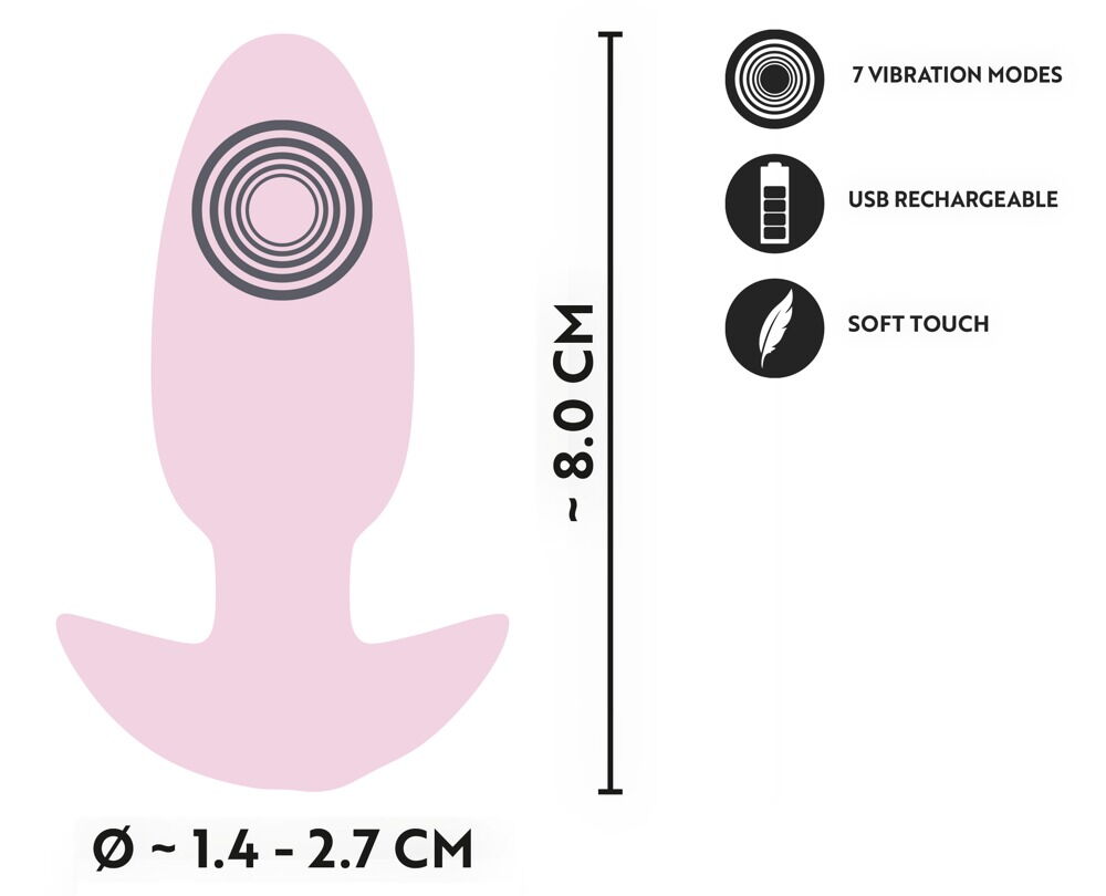 Vibrating Mini Butt Plug