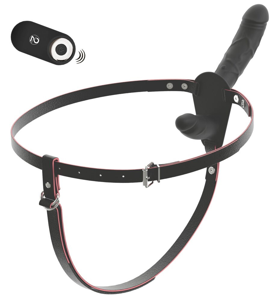 RC Vibrating Double Strap-On