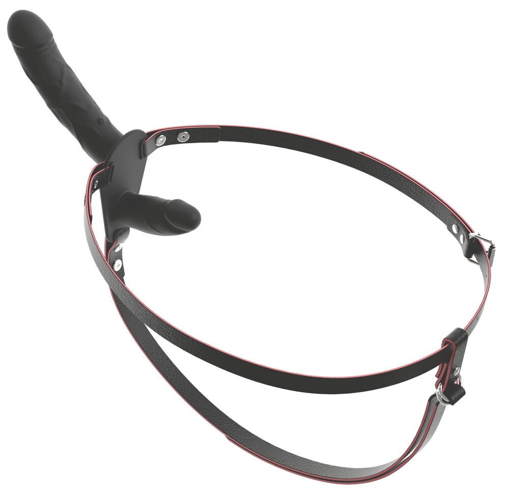 RC Vibrating Double Strap-On