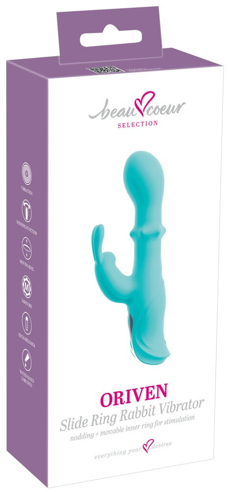 ORIVEN Slide Ring Rabbit Vibrator