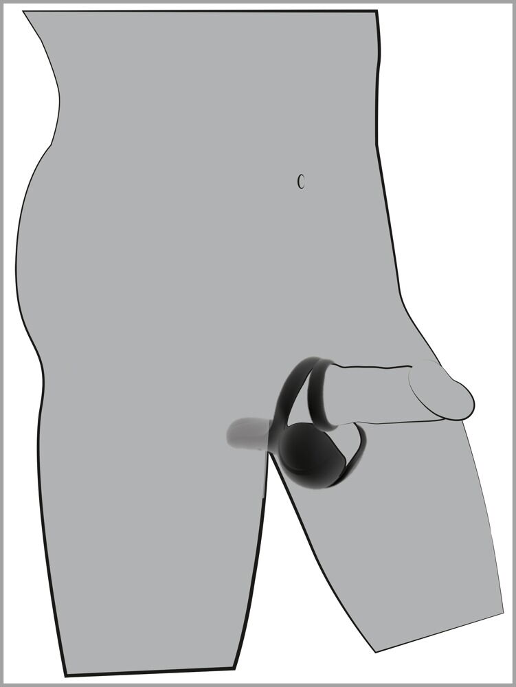 Ball Massager with Perineum Stimulator