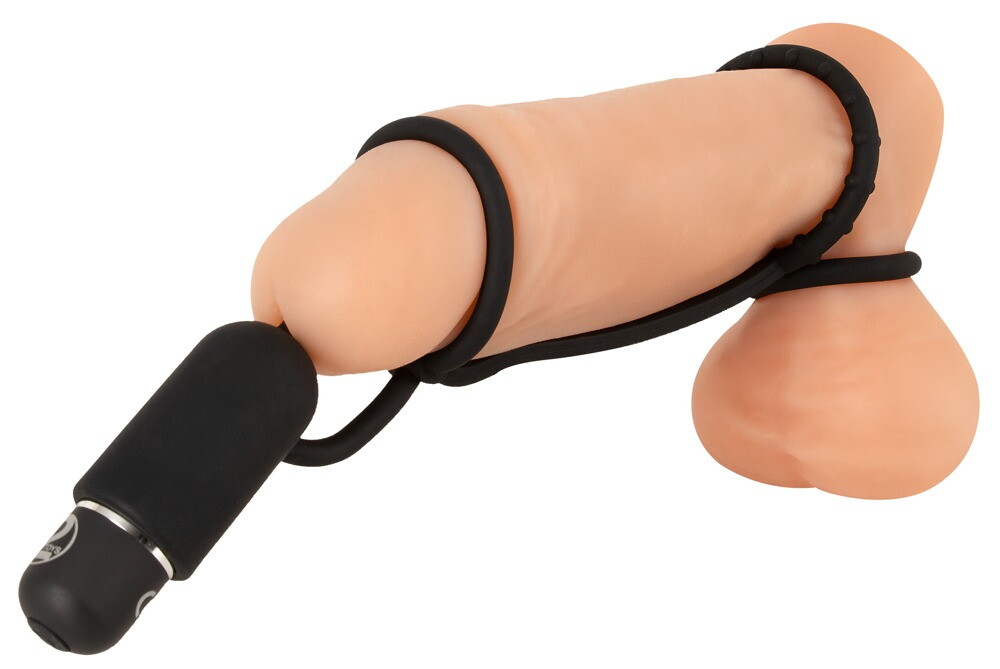 Penisplug with Vibrator and Cock Rings