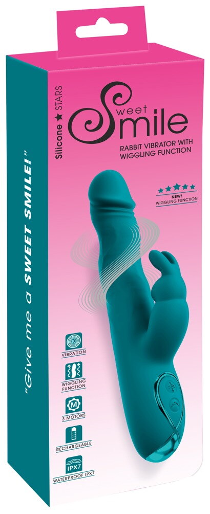 Rabbit Vibrator with Wiggling Function