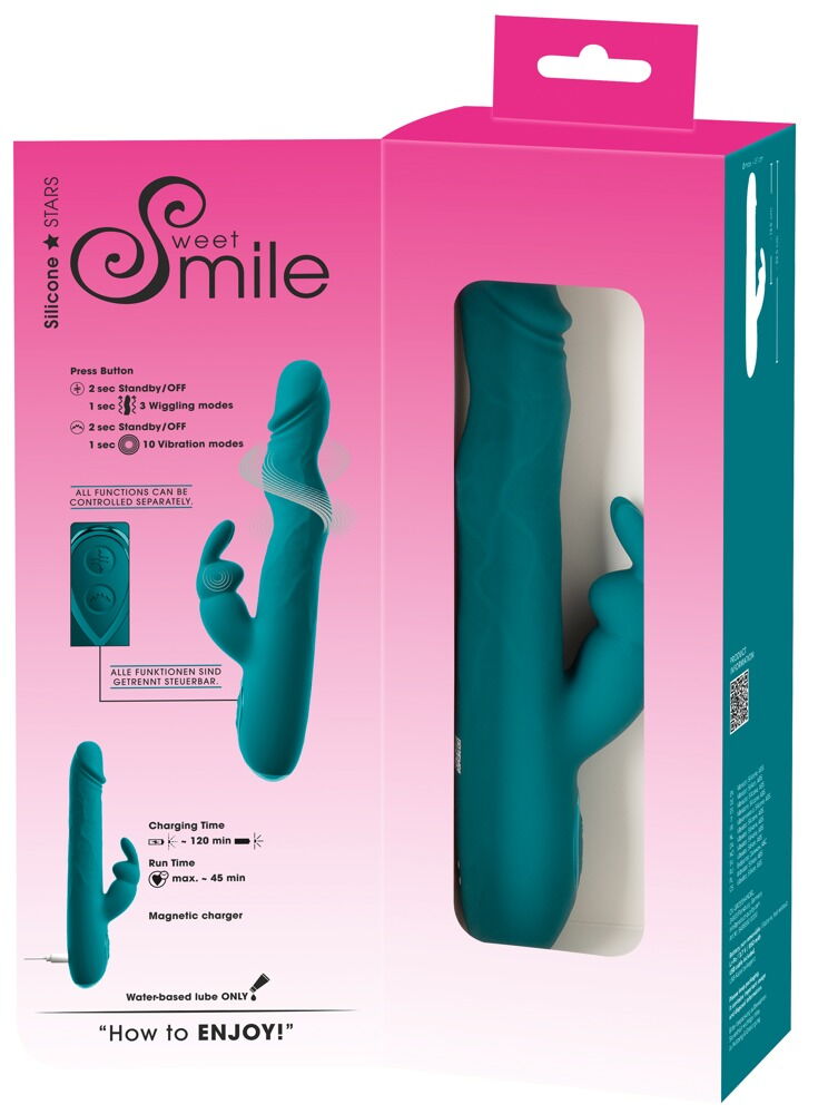 Rabbit Vibrator with Wiggling Function