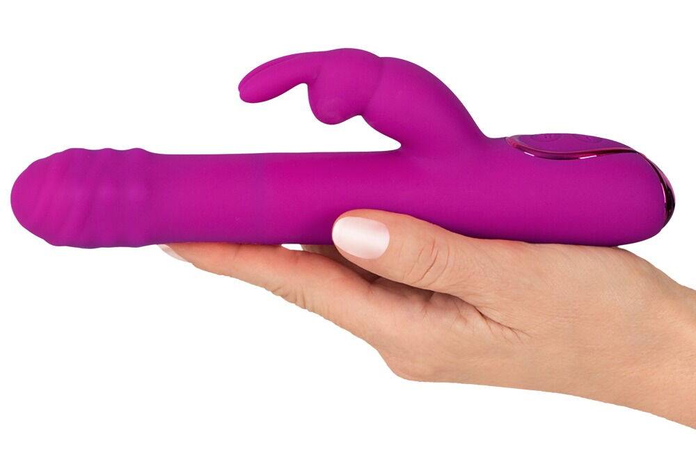 Rabbit Vibrator with Rotation and Thrust Function