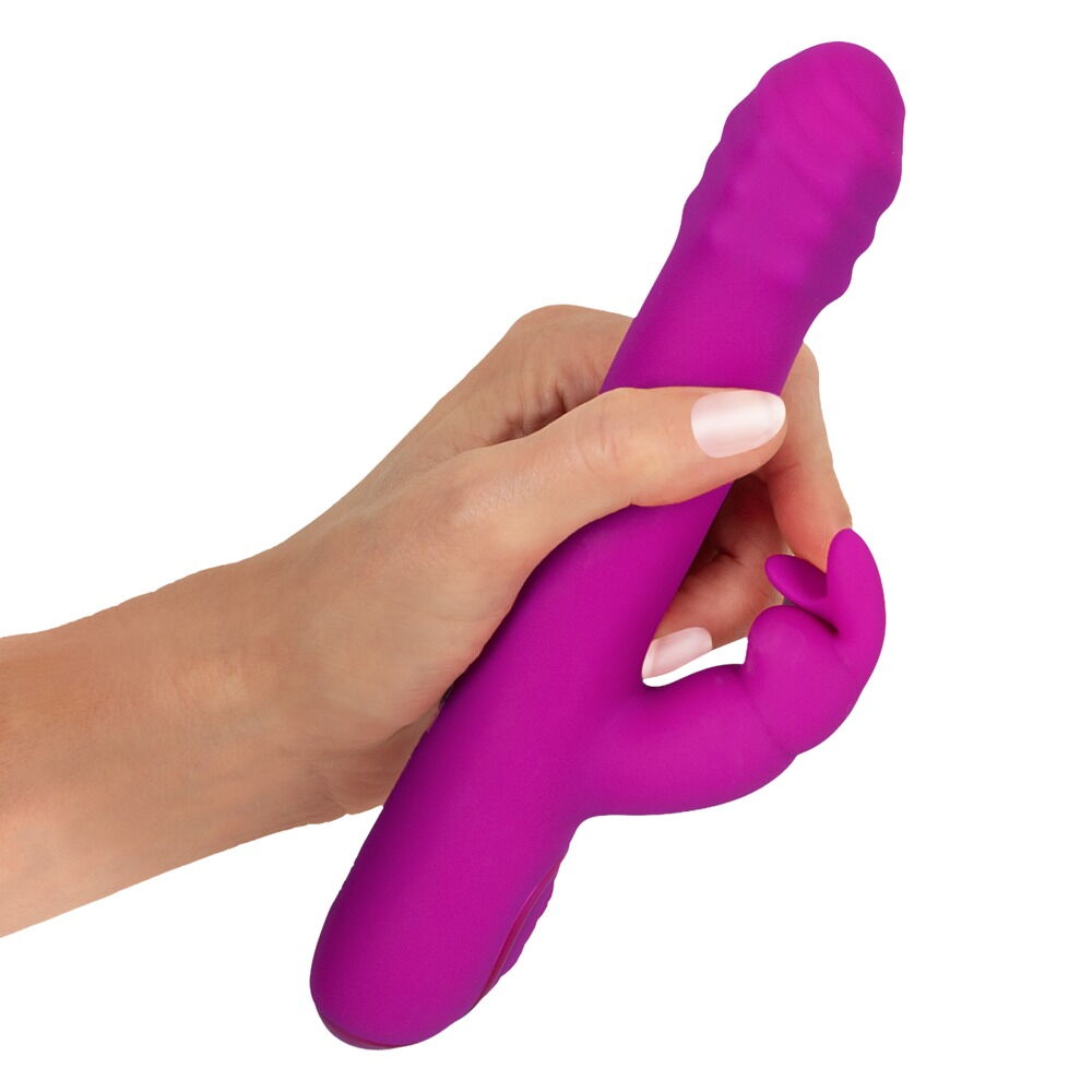 Rabbit Vibrator with Rotation and Thrust Function