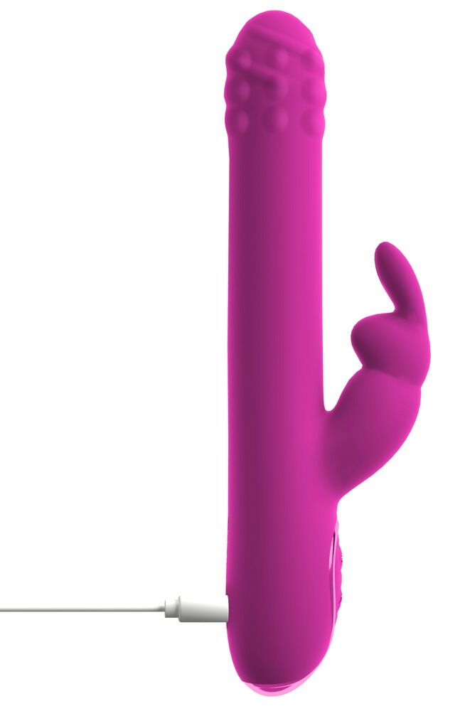 Rabbit Vibrator with Rotation and Thrust Function