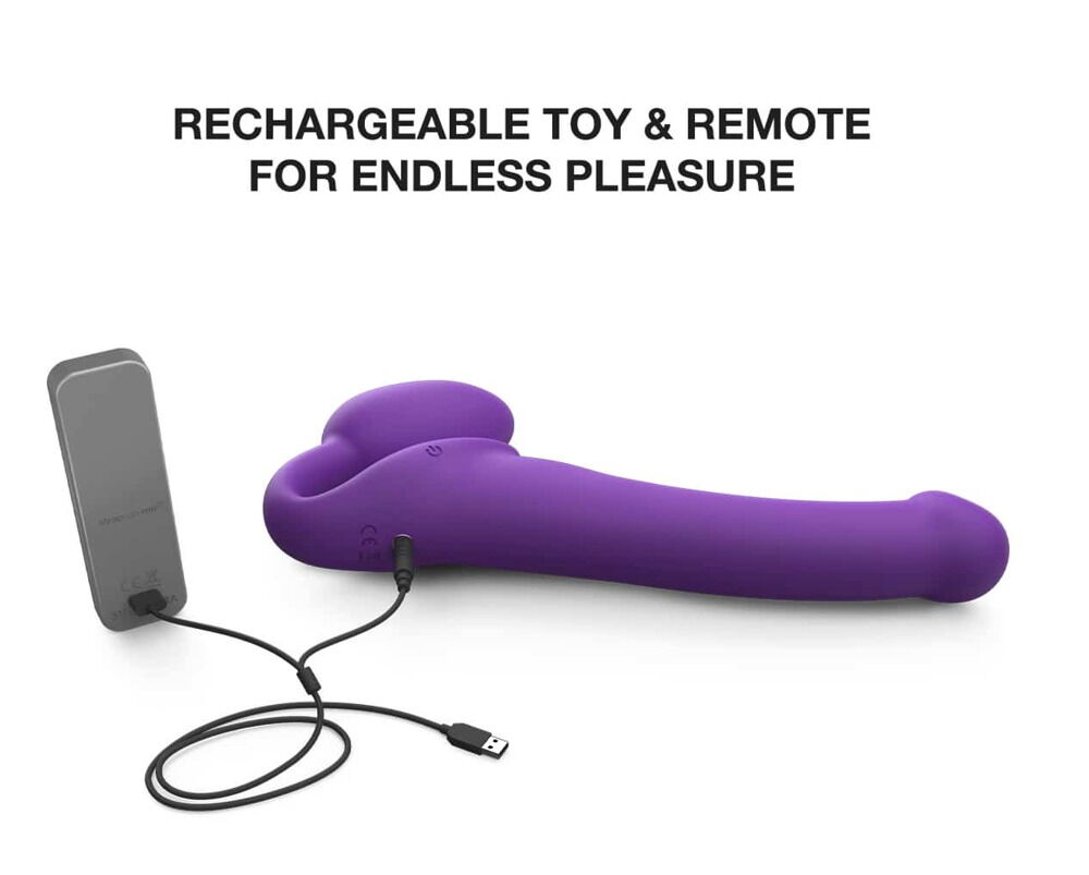Vibrating Bendable Strap-On