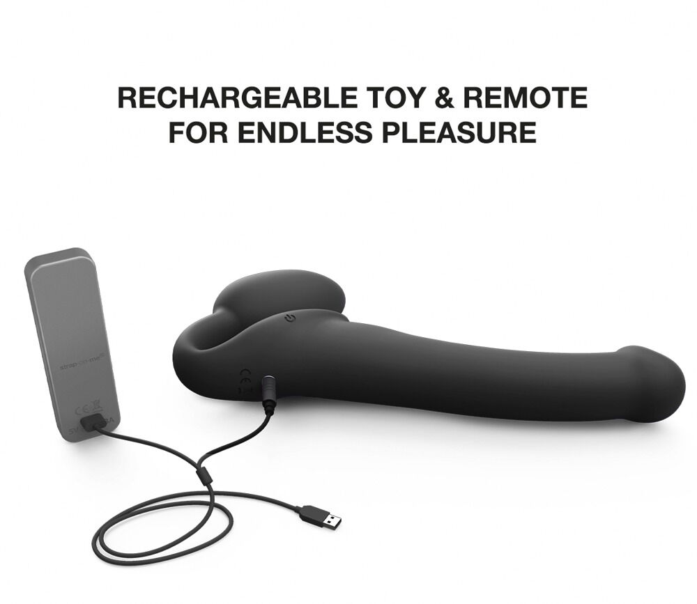Vibrating Bendable Strap-On