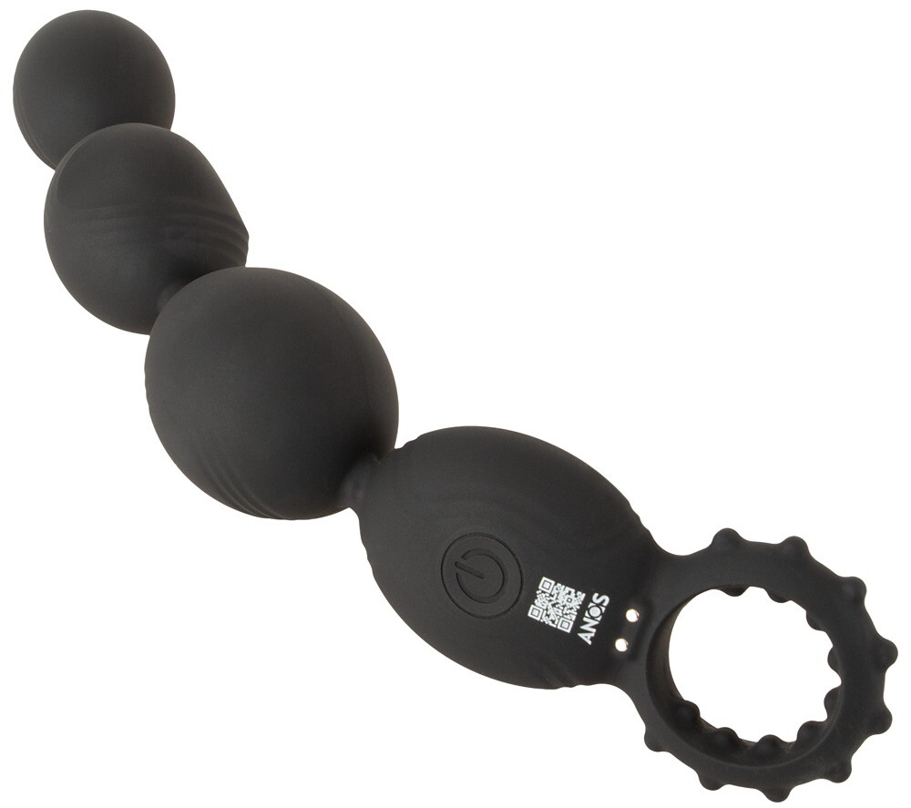 Flexible XL Anal Beads with Deep Vibrations