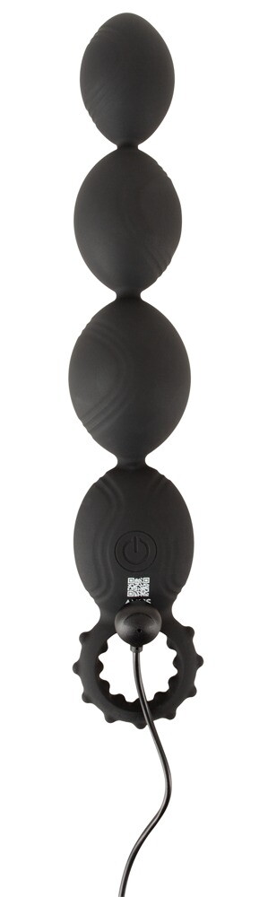 Flexible XL Anal Beads with Deep Vibrations
