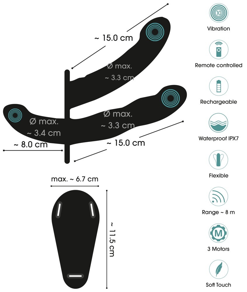 RC Double Outside Strap-on