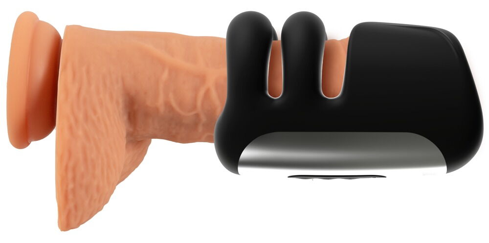 Pulsating & Vibrating Masturbator With Opening & Closing Arms