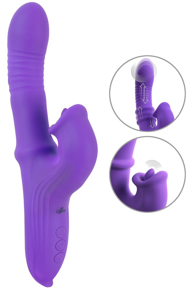 Thrusting Vibrator with a Moving Ring