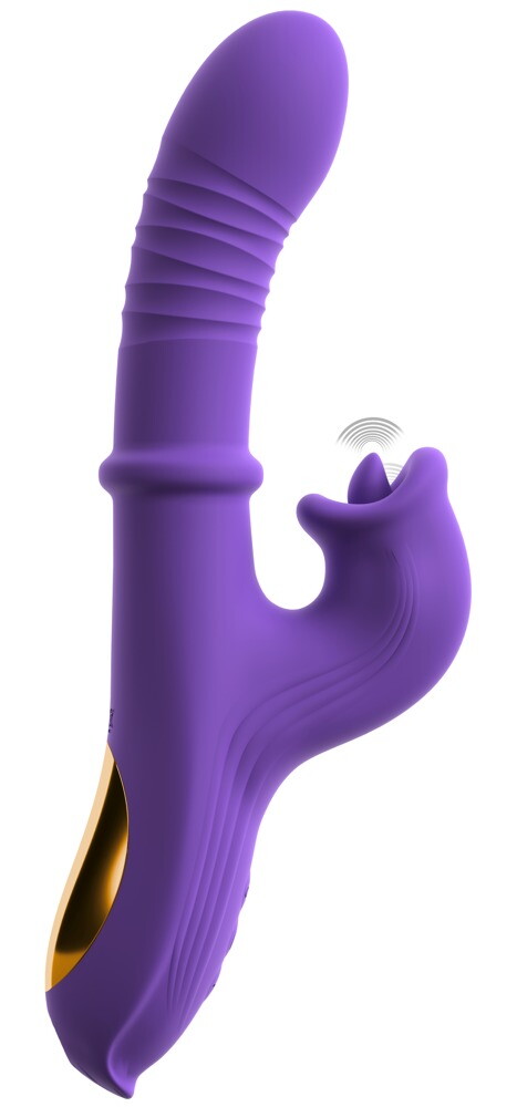 Thrusting Vibrator with a Moving Ring