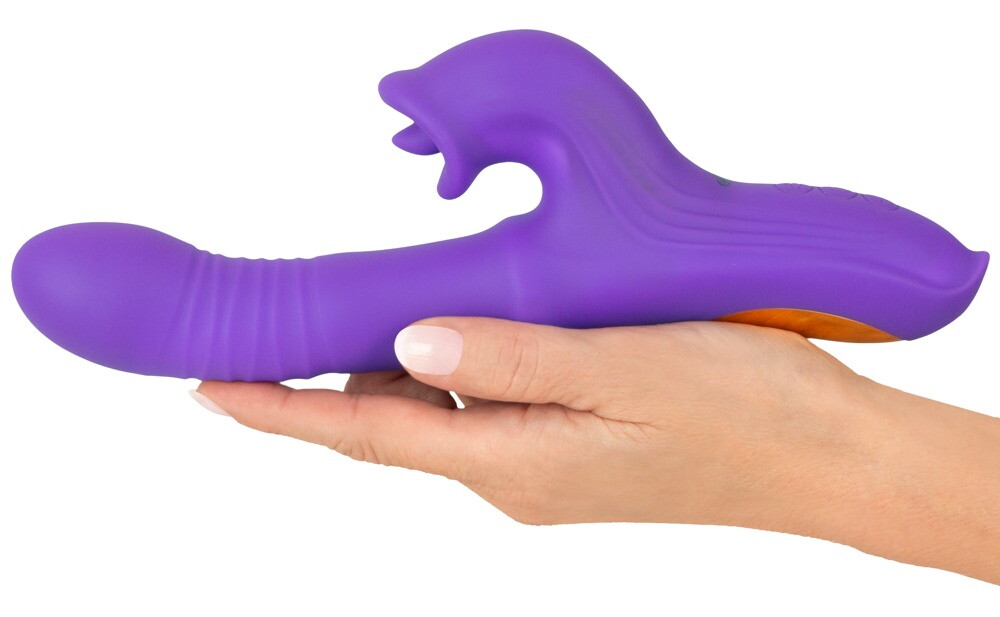 Thrusting Vibrator with a Moving Ring