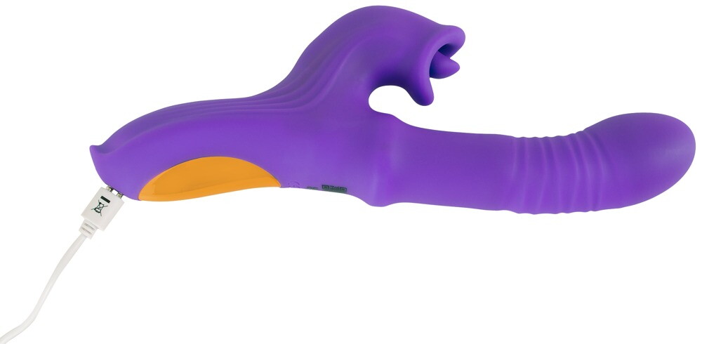 Thrusting Vibrator with a Moving Ring