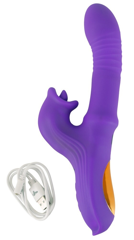 Thrusting Vibrator with a Moving Ring