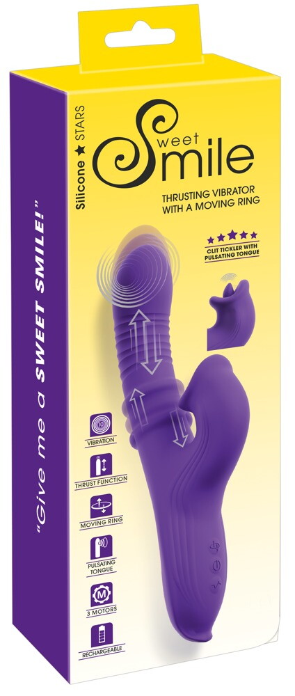Thrusting Vibrator with a Moving Ring
