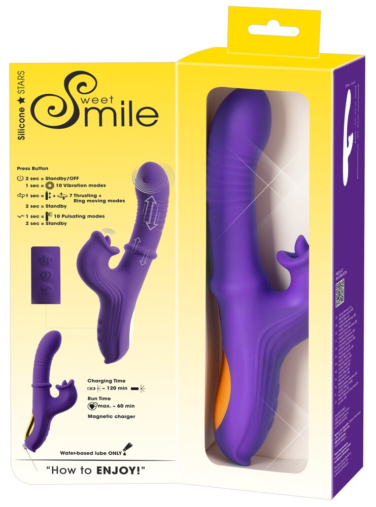 Thrusting Vibrator with a Moving Ring